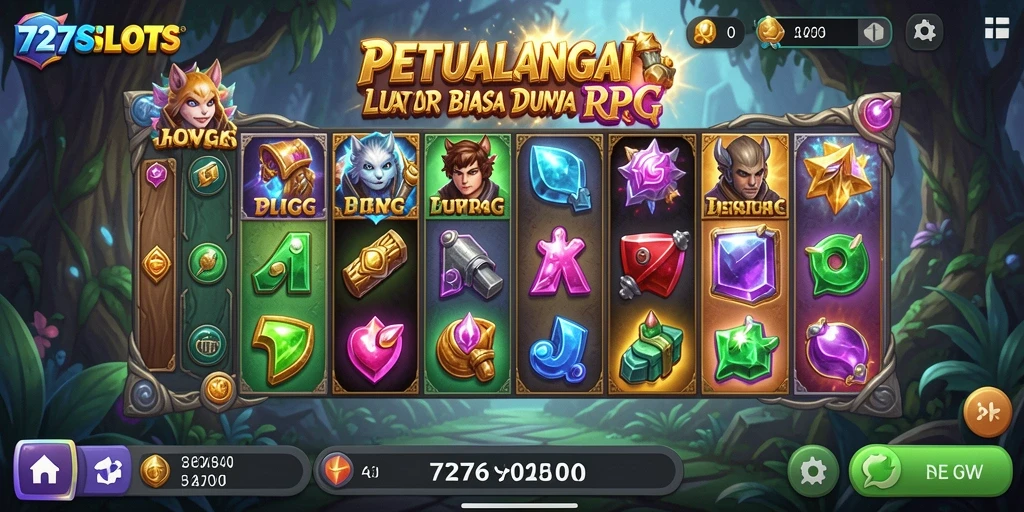 Tangkapan layar permainan 7276SLOTS menampilkan aksi RPG yang mendebarkan.