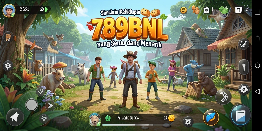 Screenshot utama 789BNL menampilkan karakter dalam gameplay simulasi yang menarik.