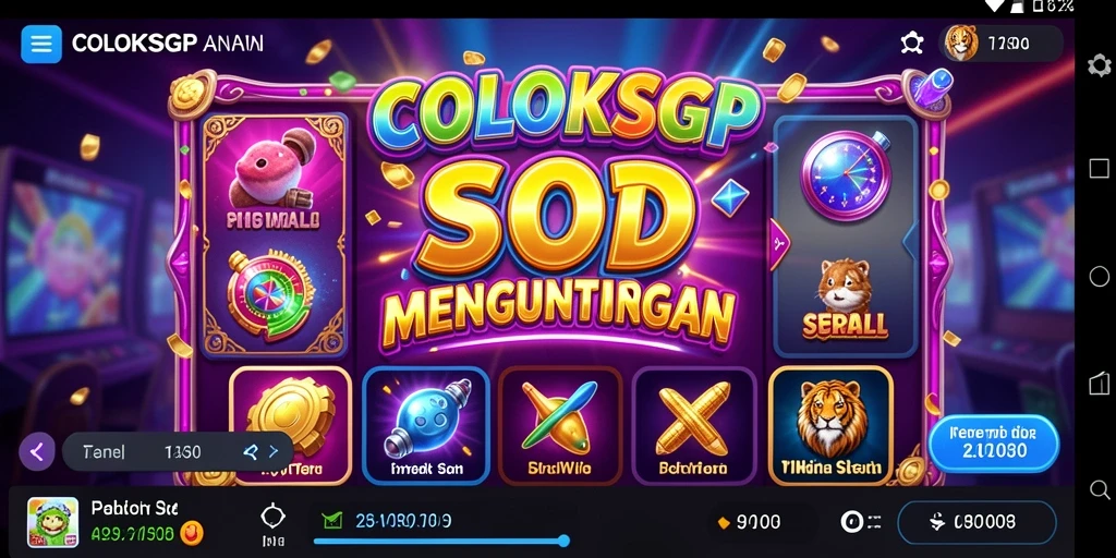 Tangkapan layar COLOKSGP menampilkan gameplay Slot yang seru dan menarik.