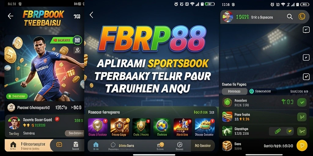 Tampilan menarik dari aplikasi FBRP88 dengan fitur taruhan olahraga.
