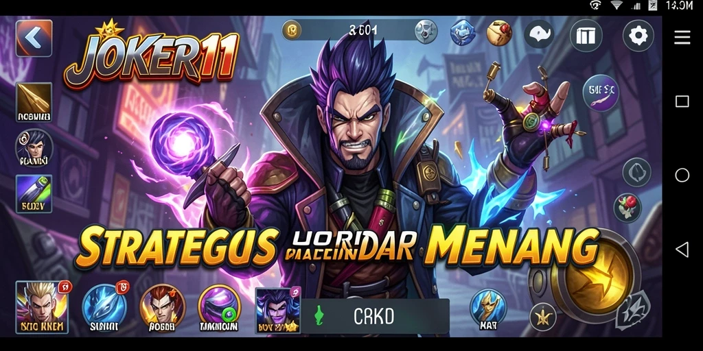 Tampilan gameplay JOKER11 yang penuh strategi dan aksi.
