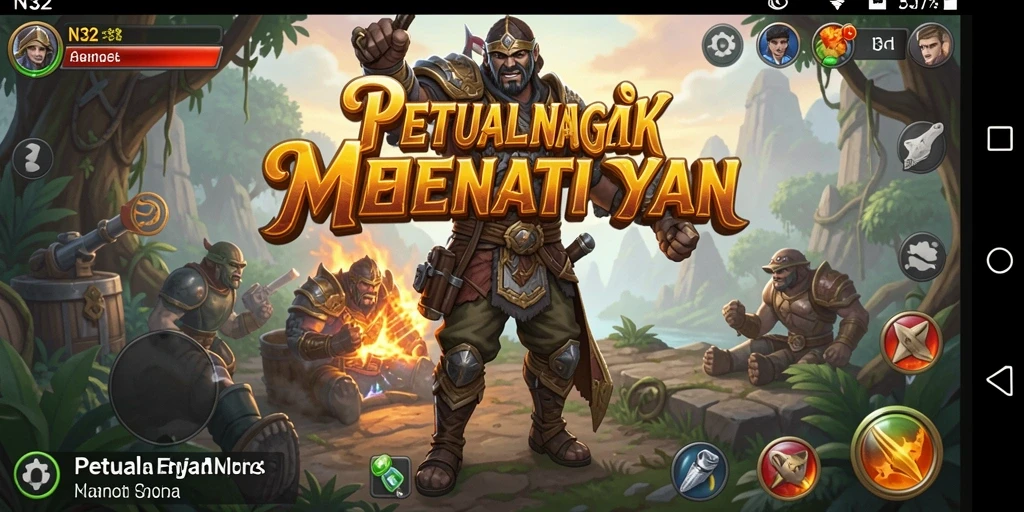 Tangkapan layar menampilkan gameplay petualangan yang mendebarkan dan indah.