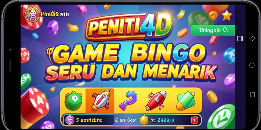 Screenshot gameplay PENITI4D yang menampilkan keseruan bermain Bingo.