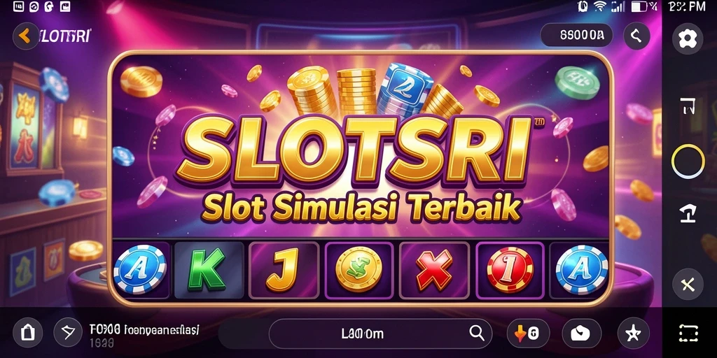 Tampilan gameplay slot yang menarik dari SLOTSRI yang penuh warna.