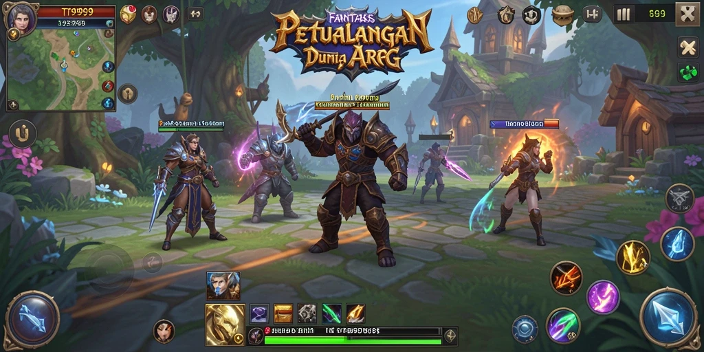 Tampilan gameplay T9999 yang seru dan penuh aksi.