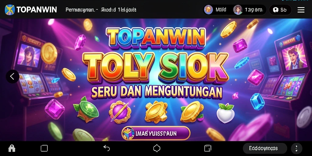 Screenshot utama TOPANWIN menampilkan gameplay Slot yang seru dan interaktif.